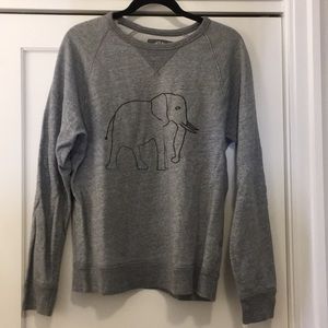 J.Crew Sweatshirt with Elephant - like new